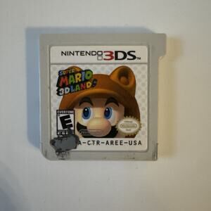 Nintendo 3DS Super Mario 3D Land 2011 TESTED WORKS Game Cartridge ONLY